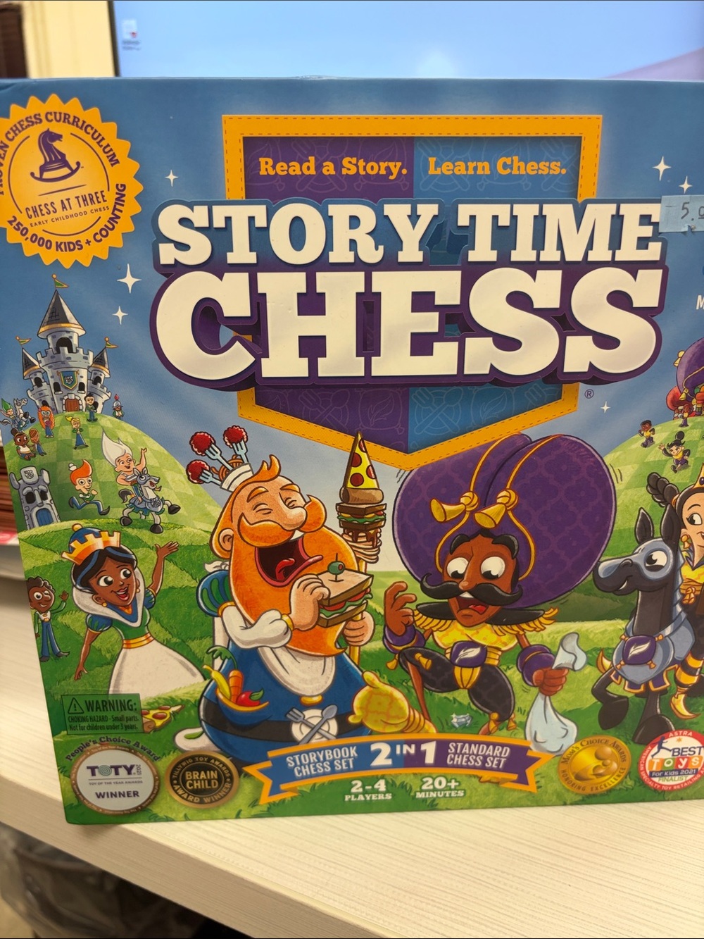 Story Time Chess Board Game - Colorful Educational Chess Set